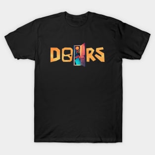 Open DOORS - Figure (Roblox Doors) T-Shirt